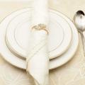 12 Pcs Metal Napkin Rings Holder for Wedding Party Dinner Decoration