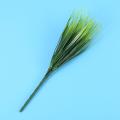 8 Pcs Artificial Outdoor Plants, Plastic Greenery Shrubs Wheat Grass