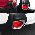 For Subaru Xv Crosstrek 17-19 Chrome Rear Fog Lamp Cover Bumper Trim