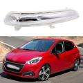 Car Door Wing Turn Signal Lens Cover for 208 2008 2012-2017 Left