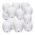 20 Pack Chinese Paper Lanterns Sky Lanterns Fly Wirelessly
