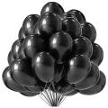 Black 100 Pack 10 Inch Latex Balloons for Wedding Party Decor