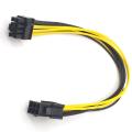 12 Pcs Pcie Power Cable 6pin to 8pin (6+2) Graphics Card Power Supply