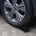 2pcs Antislip Vehicle Car Truck Wheel Tire Chock Stop Block Black