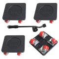 4 Pcs Moving Heavy Duty with Universal Wheel,for Furniture Moving