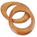Wooden Purse Handles Diy Handmade Handle Replacement for Purse Bag