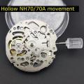 Japan Nh70/nh70a Hollow Automatic Watch Movement 21600 Bph 24 Jewels