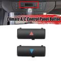 2pcs Car Air A / C Control Panel Switch Button Cover for Bmw X5 E39