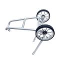 For Brompton/3sixty Rear Racks Folding Bike Upgrade Easy Wheel,silver
