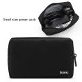 Boona Portable Travel Storage Bag for Laptop Power Adapter Black