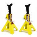 Metal Jack Stands 6 Ton Height Adjustable for 1/10 Rc Scx10-yellow