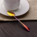 Rainbow Color Teaspoons Coffee Spoonl Set Of 6 Pieces (coffee Scoops)