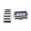 Pedal Covers for Ford Escape Kuga 2013-2017 Car with Rubbers Aluminum