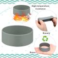 10 Pcs Silicone Straps for Sublimation Protective Coaster (grey)