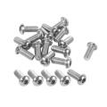 M6 X 14mm Stainless Steel Button Head Socket Cap Screw 20 Pcs