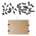 300 Picture Turn Button Fasteners Photo Frame Hardware and 300 Screws