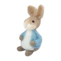 Rabbit Easter Decoration Needle Felted Bunny Cute Wool Felt Blue