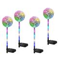 4 Packs Solar Lights for Outdoor,decoration Dandelion,flower Lamp