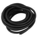 25 Ft Split Wire Loom Conduit Polyethylene Tubing Black