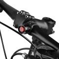 Waterproof Bicycle Tail Led Lamp Cycling Safety Warning Light,black