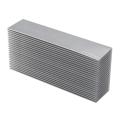 Silver Tone Aluminum Cooler Radiator Heat Sink Heatsink 40x40x20mm