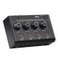 Audio Interface for Recording, Streaming and Podcasting with Dual Eu Plug