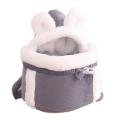 Pet Carrier Backpack for Dogs and Cats Puppies Warm Winter Pet Bag D