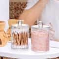 Cotton Swab Apothecary Jar with Lids for Bathroom Canister Storage B