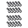 10pcs/lot Mini Sf Spring Backpack Keychain Hooks - Black