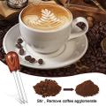 Espresso Coffee Stirrer with Coffee Mat and Bursh, for Espresso A
