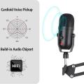 Usb Computer Condenser Microphone,plug & Play Cardioid Voice Pickup