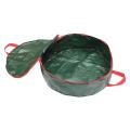 2pcs Santa Bag Direct Suspend Wreath Waterproof Storage Bag 24 Inch