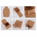 8pcs Kraft Paper Packing Box Party Gift Holiday Candy Box Diy Crafts