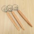 3 Pieces Danish Dough Whisk, Bread Mixer Blender, Stainless Stee