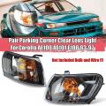1 Pair Parking Corner Clear Lens Light for Toyota Corolla 1993-1997