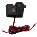 Dual Usb Motorcycle Cigarette Lighter Socket Atv Led Voltage Display