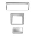 For Jimny 19-22 Car Mirror Adjustment Switch Stickers, Silver