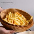 200 Pcs Air Fryer Disposable Paper Liner with Brush Non-stick