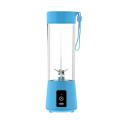 6 Blades Blender Usb Mixer Ice Smoothie Fruit Juice Mixer (blue)