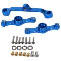 Aluminum Alloy Steering Link Set for Tamiya Tt01 Tt01e Tt01d,blue