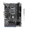 Motherboard with Cpu Thermal Grease 12 Usb to Pci-e Graphics Card