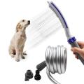 Pet Cleaning Bath Tool Adjustable Shower Nozzle Bath Brush with Hose