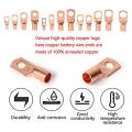 170pcs Copper Battery Cable Ends+180 Heat Shrinkable Tubes Connectors