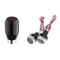 Universal Aluminum Car Shifter Manual Gear Stick Shift Knob (black)