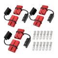6pcs 2-4 Awgbattery Power Connector Cable Quick Connect Disconnect