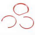 For Toyota Tacoma Car Dashboard Tachometer Ring Stainless Steel Red
