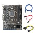 B250c Miner Motherboard+sata 15pin to 6pin Cable+rj45 Cable+sata