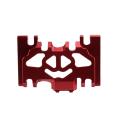 Metal Central Transmission Gearbox with Mount Holder for Rc Trx4,red