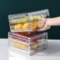 Drawer Type Refrigerator Organizer Box Kitchen Keep Fresh Storge