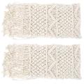 35x160cm Macrame Table Runner with Tassels Woven Wedding Decoration